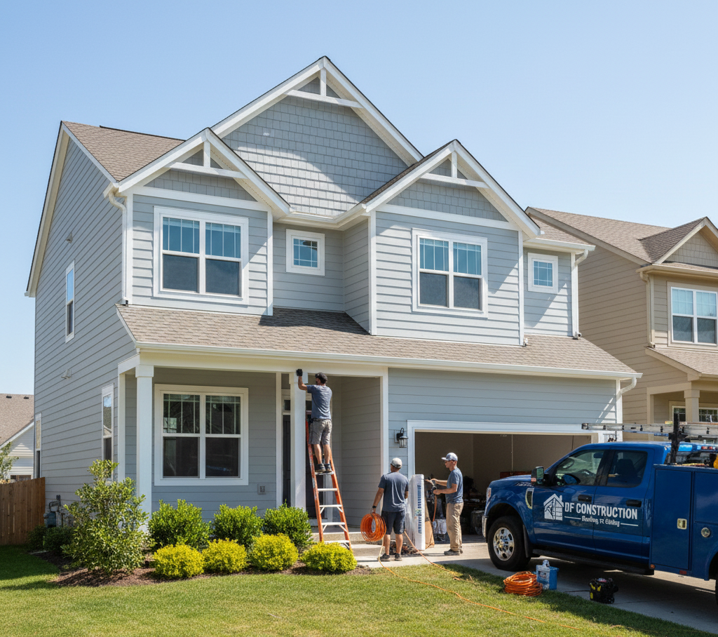 Siding installation